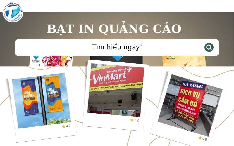 Tìm hiểu các loại bạt in quảng cáo phổ biến nhất